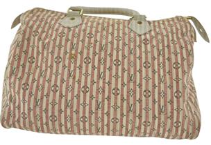 LOUIS VUITTON Monogram Mini Lin Croisette Speedy 30 Hand Bag